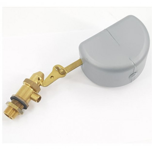 VTUF.co.uk FLOAT VALVE for WATER TANK, BRASS, 1/2M PANEL MOUNT B5.212