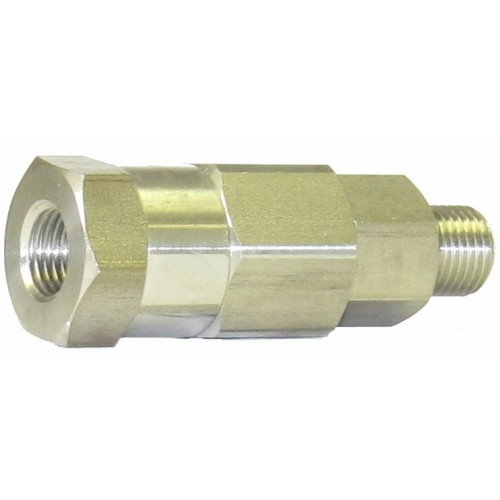 SWIVEL STRAIGHT - STAINLESS 1/4M x 1/4F - 390 BAR - B5.414