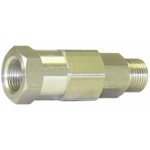 SWIVEL STRAIGHT - STAINLESS 3/8M x 3/8F - 390 BAR - B5.438