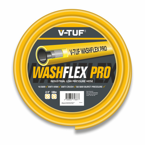 100m 3/4" 10 BAR WASHFLEX PRO WATER SUPPLY HOSE - BF34100