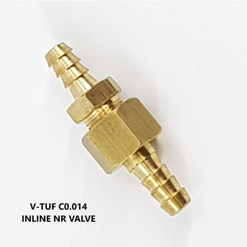 NON RETURN VALVE - INLINE 1/4 TAILS