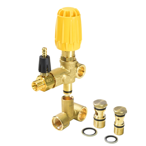 BANJO UNLOADER 3/8M OUT (with INJECTOR) X 1/2F INLET - C0.195