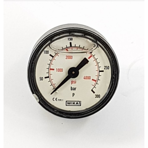 PRESSURE GAUGE 41mm diameter - 0 to 300 BAR 1/8M BACK ENTRY - C6.030