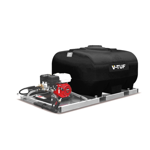 V-TUF DELUGE700SK 6.5HP Honda Driven Petrol 700 ltr SKID Pressure Washer  - 3000psi, 200bar, 13L/min
