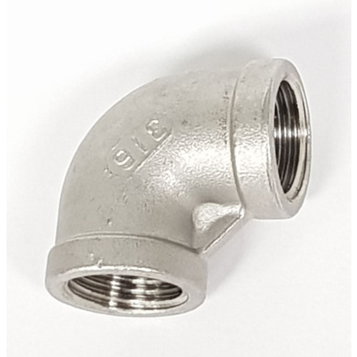 BSP STAINLESS ELBOW 90Âº 1/2"F X 1/2"F - EGS/FB8