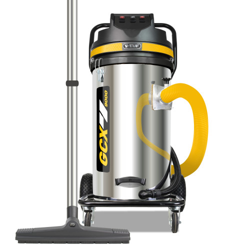 V-TUF GCX9000 2.5KW 100L WET & DRY  Industrial Powerful Vacuum Cleaner - Side Entry & Cyclone Tech (110V)