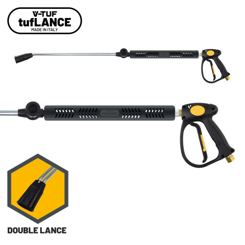 tufGUN310 V-TUF 280 GUN, DOUBLE LANCE WITH SIDE HANDLE + JETS