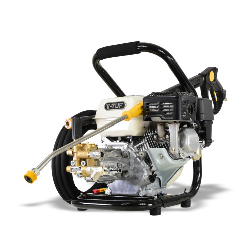 V-TUF GPT200C CARRY FRAME 6.5HP Petrol Pressure Washer with GP200C Honda Engine - 2755psi, 190Bar, 12L/min PUMP