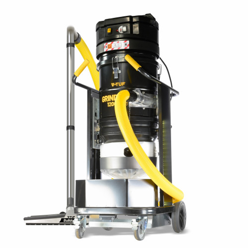 V-TUF GRINDEX1200LPS-110 2200W 110V H CLASS INDUSTRIAL DUST EXTRACTOR - DCS FILTER CLEANING SYSTEM