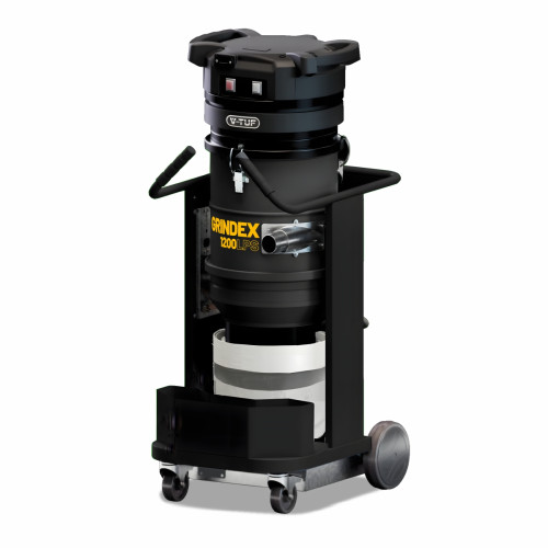 V-TUF GRINDEX1200LPS-240 2200W 240V H CLASS INDUSTRIAL DUST EXTRACTOR - DCS FILTER CLEANING SYSTEM