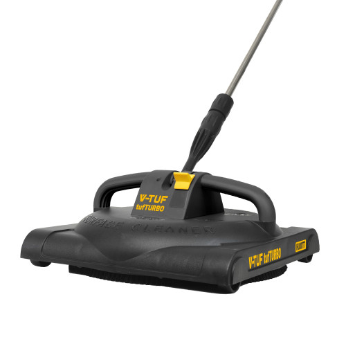V-TUF 12" 300mm tufTURBO HEAVY DUTY SURFACE CLEANER WITH HANDLES & SPEED CONTROL - 4 wheels - 035 size works with V5 & V7