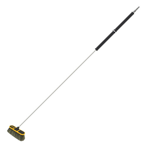 PRO SOFT BRISTLE CAR WASH BRUSH (90mm WIDE) WITH 2100mm HANDLE & KTQM INLET - H2.022LKTQ21
