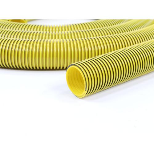 HOSE - V-TUF HIGH STRENGTH 38mmID ESD ANTI STATIC YELLOW/BLACK  for VACUUM CLEANER (Per metre)