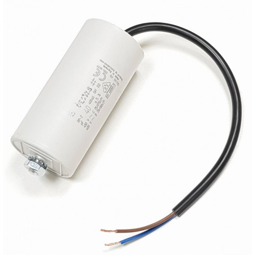 CAPACITOR WITH FLY LEAD, 40 mfd - I1.140