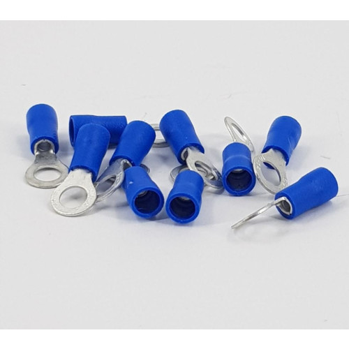 INSULATED TERMINAL 1.5mm x 2.53mm SQUARED Blue RING