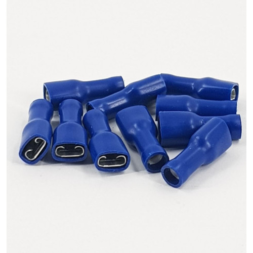 INSULATED TERMINAL 2.5 x 6.3MM PUSH ON FEMALE
