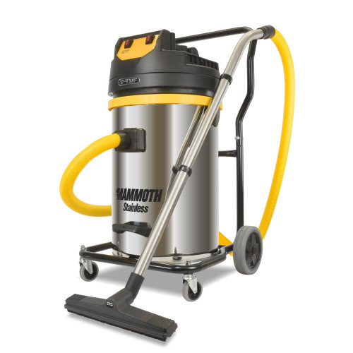 V-TUF MAMMOTH STAINLESS 2 kW 110v 80L Wet & Dry Twin Motor Industrial Vacuum Cleaner