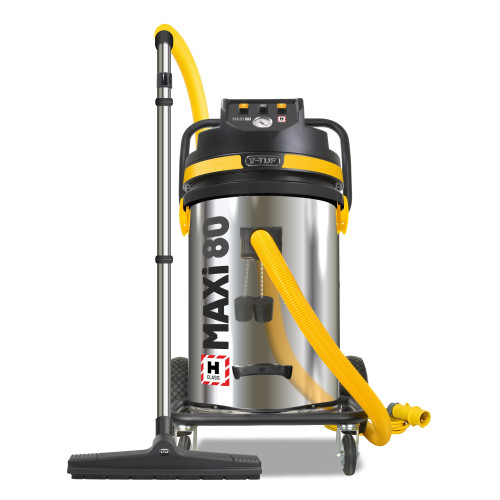 V-TUF MAXi - 80L H-Class 110v 2500w Industrial Dust Extraction Vacuum Cleaner