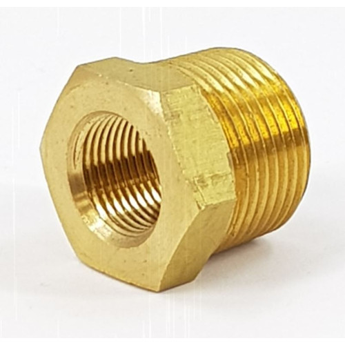 3/4"M x 3/8"F BRASS REDUCING BUSH - MFB12/06