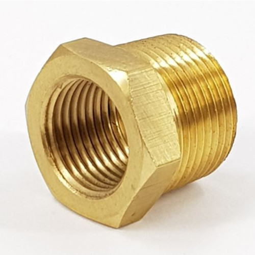 3/4"M x 1/2"F BRASS REDUCING BUSH - MFB12/08
