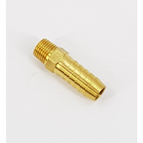 BRASS HOSE TAIL 1/4"M x 1/2" TAIL - MH04/08