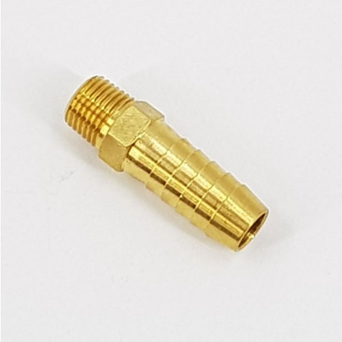 BRASS HOSE TAIL 3/8"M x 1/2" TAIL - MH06/08