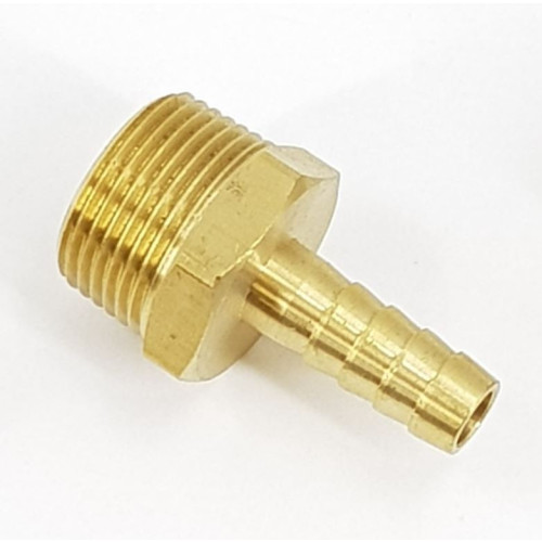 BRASS HOSE TAIL -1"M x 1/2"TAIL - MH16/08