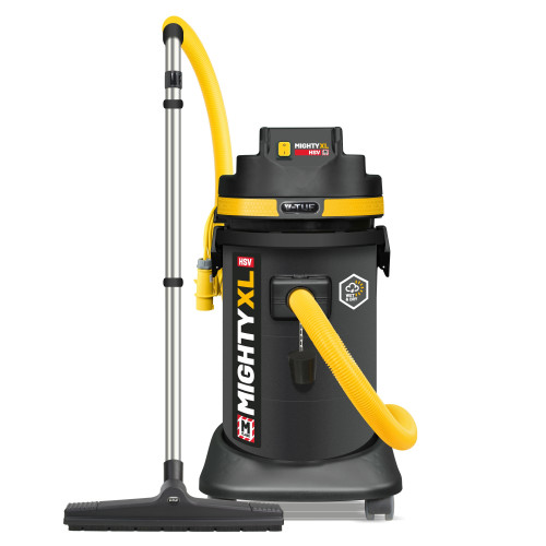 V-TUF MIGHTY XL HSV - 37L M-Class 110v Industrial Dust Extraction Wet & Dry Vacuum Cleaner  - Health & Safety Version