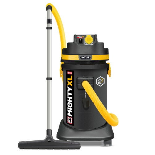 V-TUF MIGHTY XL SYNCRO - 37L M-Class 110v Industrial Dust Extraction Wet & Dry Vacuum Cleaner  - Power Tool Take-off