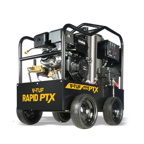 V-TUF RAPID PTX 15250 250BAR 15L/MIN 14Hp PETROL ELECTRIC START ENGINE STATIC HOT WATER PRESSURE WASHER