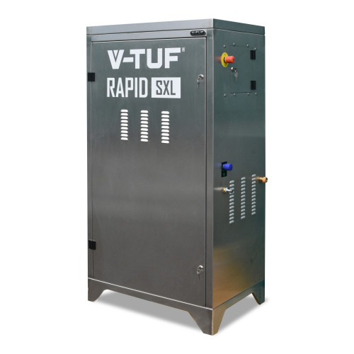 V-TUF RAPID SXL- 110V - 12 l/min 80 BAR STATIC HOT PRESSURE WASHER 304 S/S Cabinet