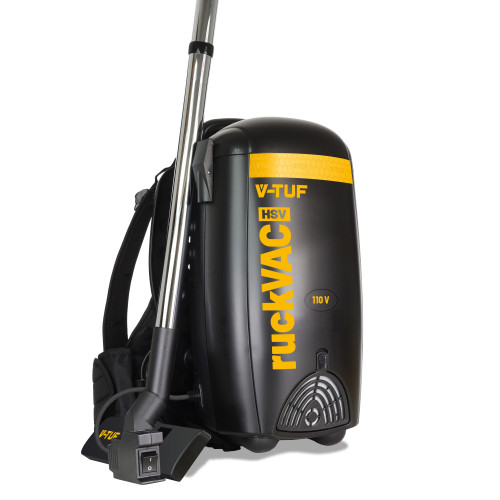 V-TUF RUCKVAC HSV 110v Industrial Backpack Vacuum Cleaner - with Lung Safe Hepa H14 Filtration