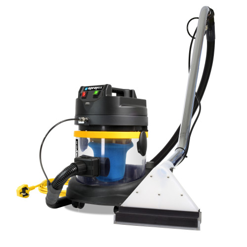 V-TUF SPRAYEX 1400W 240v 37L Heavy-Duty Spray Extraction Carpet & Upholstery Cleaner - 8L Detergent Tank