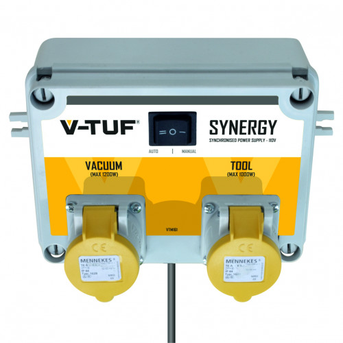 V-TUF SYNERGY - 110v Autoswitch Workshop Tool & Vacuum Syncing Switch