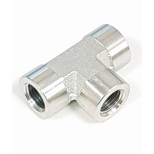 BSP COMPACT TEE BLOCK 1/4"F X 1/4"F X1/4"F