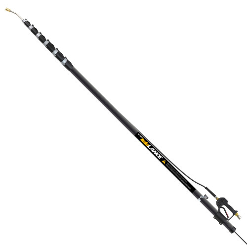 V-TUF GCX33 teleLANCE CARBON FIBRE TELESCOPIC LANCE 2.5 UP TO10 METRES - COMES WITH BELT & GUTTER CLEANING ATTACHMENT