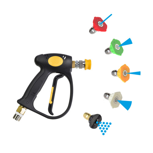 V-TUF tufGUN310VSS  - V-TUF DETAILERS TRIGGER - AUTO BRIGHT MINI LANCE KIT (22M(15mm) inlet x SSQF)