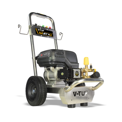 V-TUF tufJET 4 BATTERY POWERED PRESSURE WASHER 110Bar 11Lpm - 2 X 82V 7.2Ah LITHIUM CRAMER Batteries & Charger included