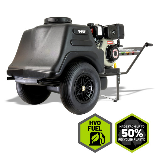 V-TUF TORRENT 2D5  - 150L DIESEL PRESSURE WASHER BOWSER - YANMAR L4.8 150BAR 12L/MIN - "Bio Bowser"