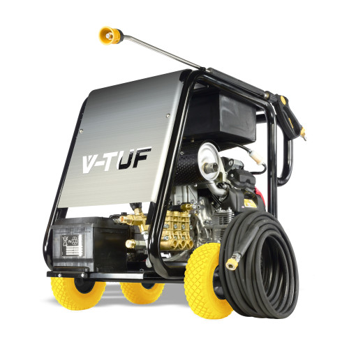 V-TUF tufJET T22 RX - 250Bar, 30L/min 22HP HONDA Driven Petrol Pressure Washer With Gearbox - Roll Cage Frame & Electric start