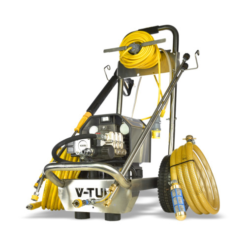 V-TUF 110 - 110v MOD Compact, Industrial, Mobile Electric Site Pressure Washer - 1450psi, 100Bar, 12L/min