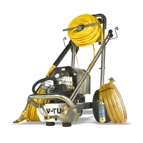 V-TUF 240 - 240v MOD Compact, Industrial, Mobile Electric Pressure Washer - 1450psi, 100Bar, 12L/min