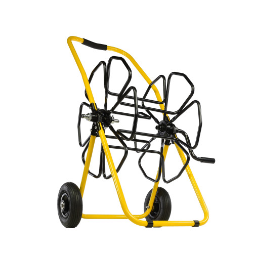 V-TUF Painted Steel Hose Reel - fits 100m 1/2" Hose, 50m 3/4" Washlex Low Pressure Hose