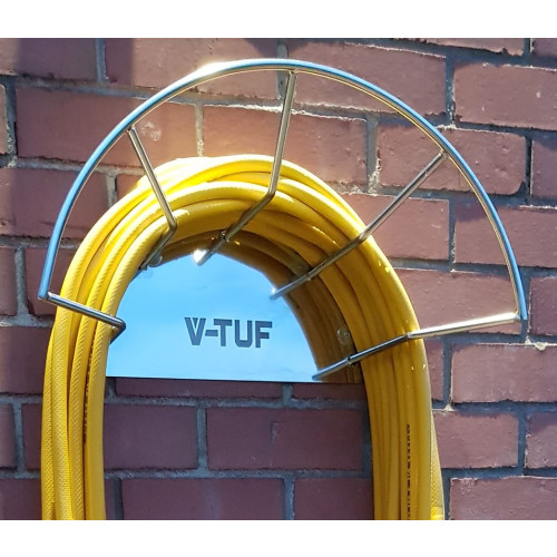 HOSE HANGER (WALL MOUNT)  V-TUF- 560mm WIDE S/STEEL 5 SPOKE - V5.020