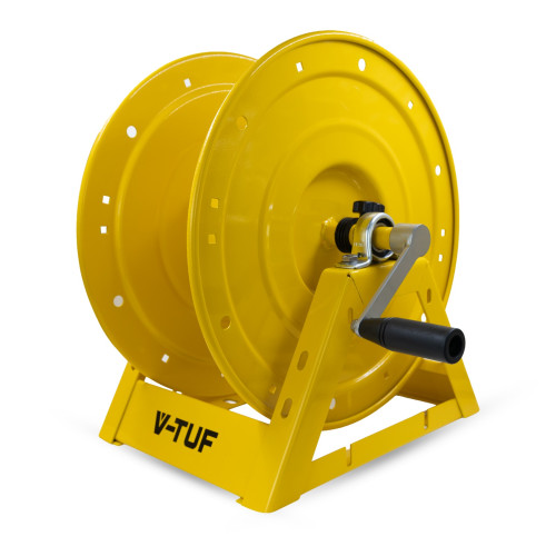 V-TUF tufREEL XP 50m 3/8" High Pressure A-Frame Manual Wind Hose Reel - Powder Coated