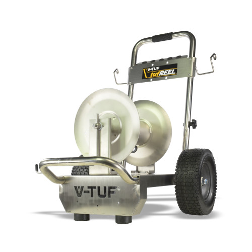 TROLLEY MANUAL WIND (STAINLESS) SR2 V-TUF HOSE REEL SUPER SERIES - 60m - V5.144SSTR