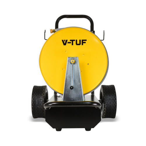 MANUAL WIND SR V-TUF tufREEL SUPER SERIES - 50m - With 50M 400BAR YELLOW tufCOVER HOSE & MSQ Connectors