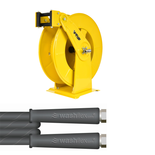 35M V-TUF Retractable tufREEL - Durable Steel Hose Reel Kit