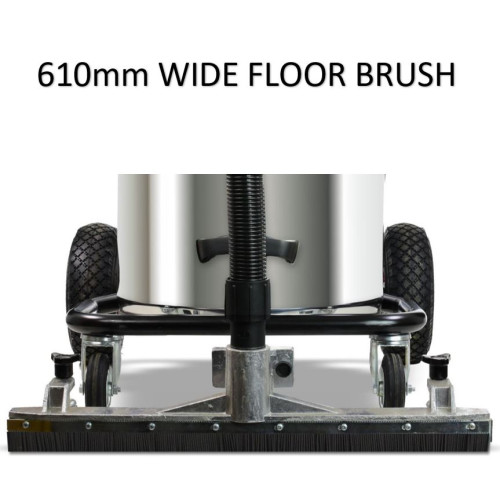 FLOOR BRUSH  - 600mm Wide Mounts to Front Mammoth Stainless, Mammoth STXAUTO & MAXI80