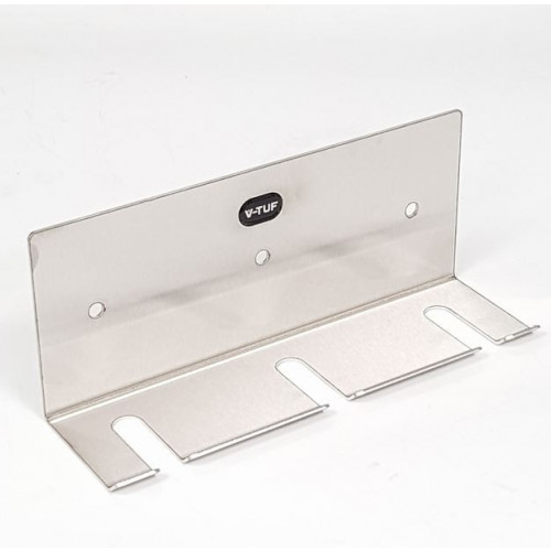 LANCE HOLDER - STAINLESS STEEL WALL MOUNT BRACKET (FOR 3x LANCES) - W3.0213